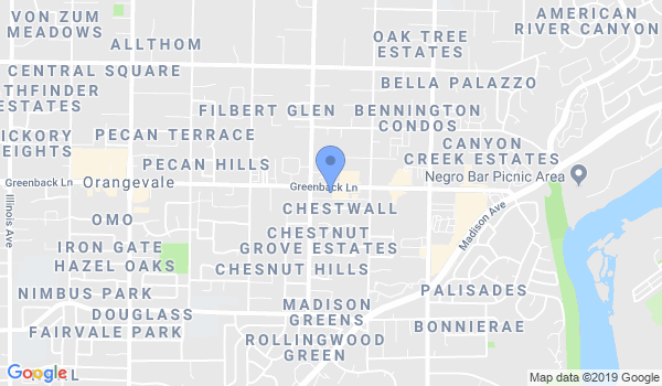 Orangevale Family Taekwondo location Map