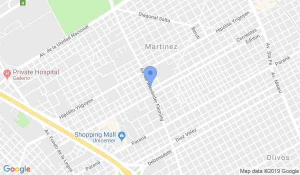 Organización Argentina de Aikido location Map