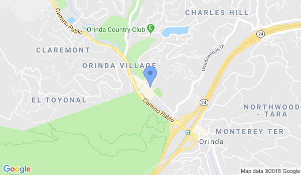 Orinda Karate-do location Map