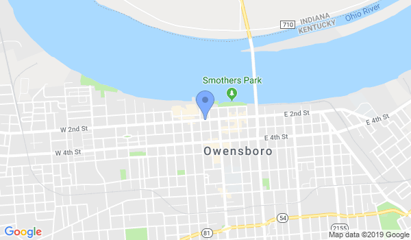 Owensboro Traditional Tae Kwon Do School location Map