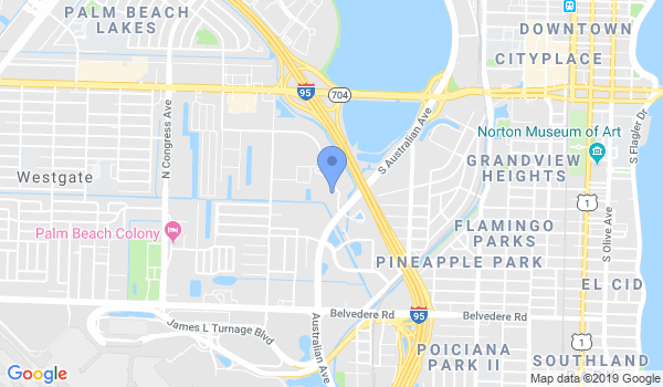 Palm Beach Aikikai location Map