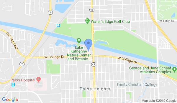 Palos Martial Arts Center location Map