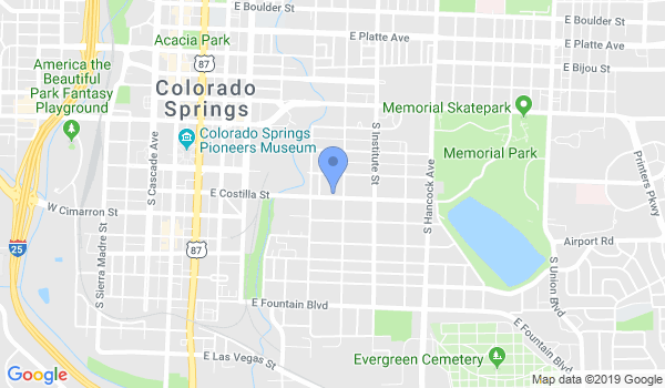 Peak karate academy location Map