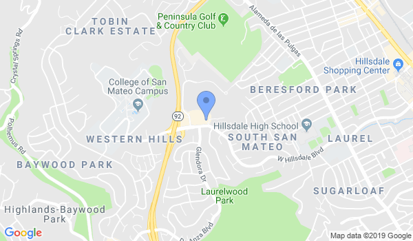 Peninsula Small Circle Jujitsu Academy location Map