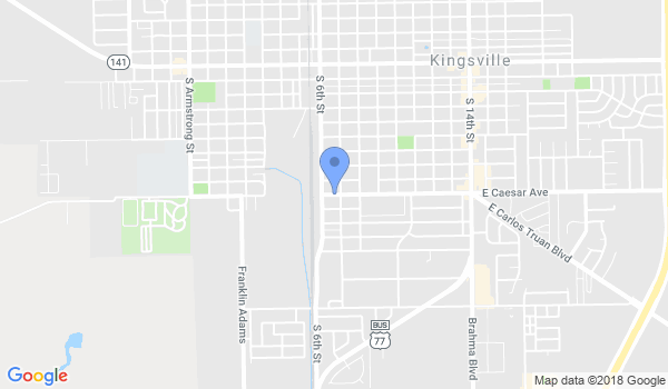 Kingsville Martial Arts location Map