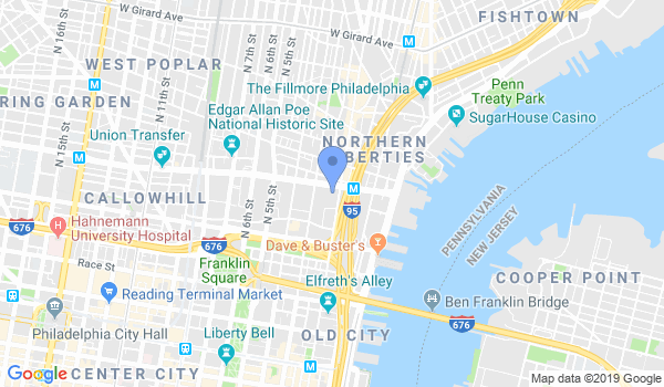 Philadelphia Diamond's Mixed Martial Arts location Map