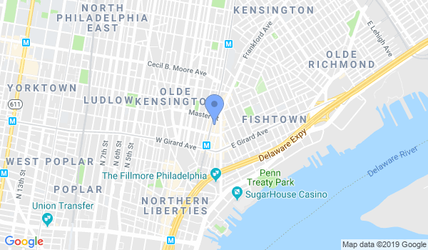Philly Self Defense location Map