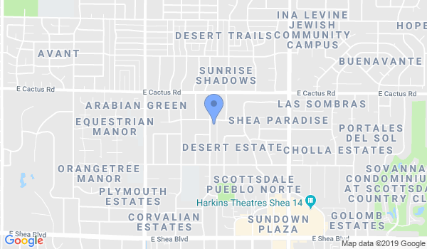Phoenix Kenpo Karate location Map