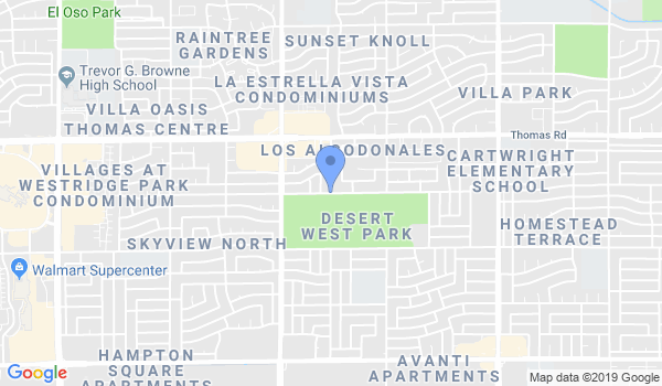 Phoenix Shotokan Karate location Map