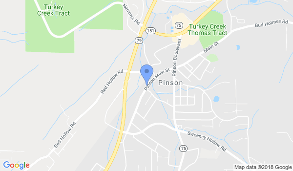 Pinson Valley Taekwondo location Map