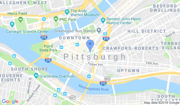 Pittsburgh Kung Fu Ctr location Map