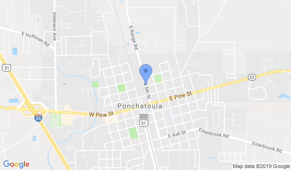 Ponchatoula Karate Ctr location Map