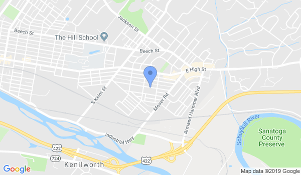 Pottstown Judo Club location Map
