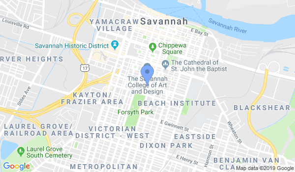 Practical Defensive Arts Association of Savannah location Map