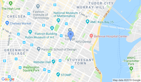 Professional Taekwondo location Map
