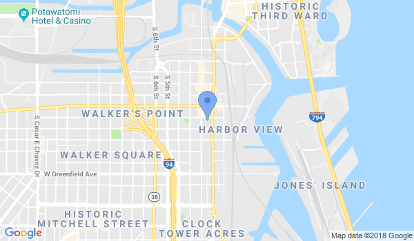Pura Vida Jiu Jitsu & MMA Milwaukee location Map