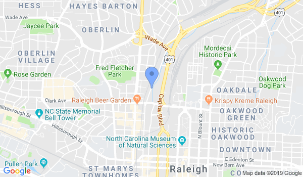 Raleigh Martial Arts Center - Raleigh MAC location Map