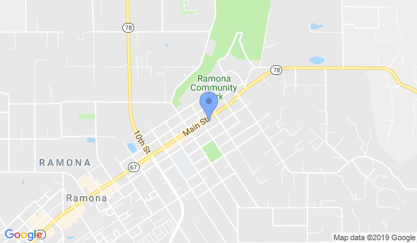 Ramona Mixed Martial Arts location Map