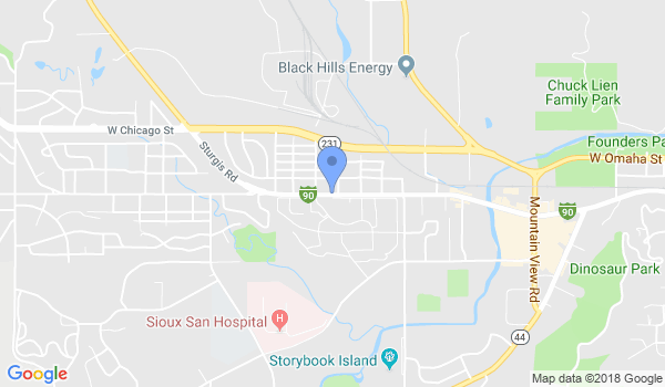 Rapid City Tae Kwon DO location Map