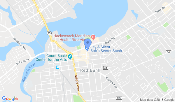 Red Bank Wing Chun Kung Fu location Map