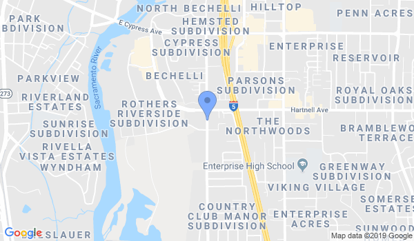 Redding Ju Jitsu Academy Inc location Map