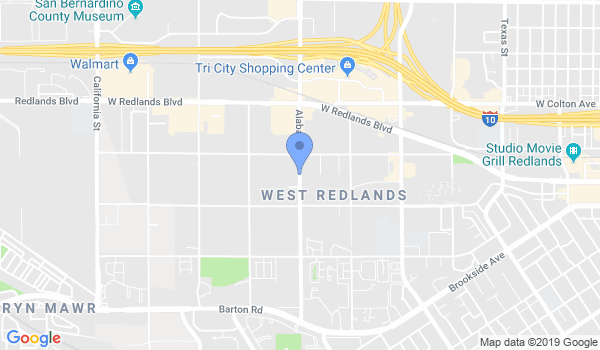 Redlands Karate/California Goju Ryu location Map