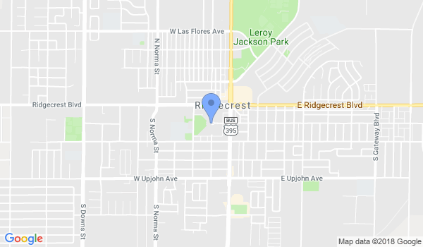 Ridgecrest Karate Club location Map
