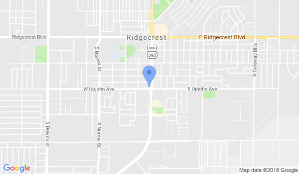 Ridgecrest Martial Arts Academy location Map