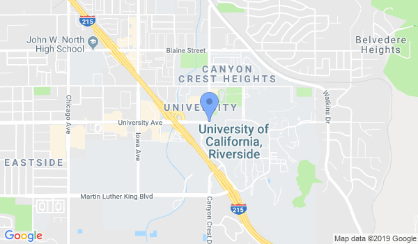 UCR Rec Center Karate Program location Map