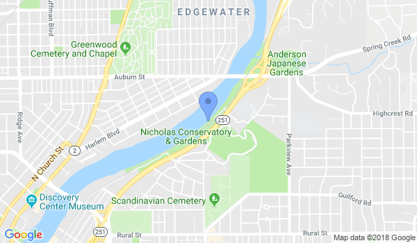 Rockford Karate Club location Map