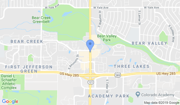 Rocky Mountain Karate Assn location Map