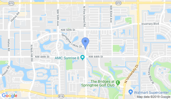 Roger Krahl's Ultimate Karate location Map
