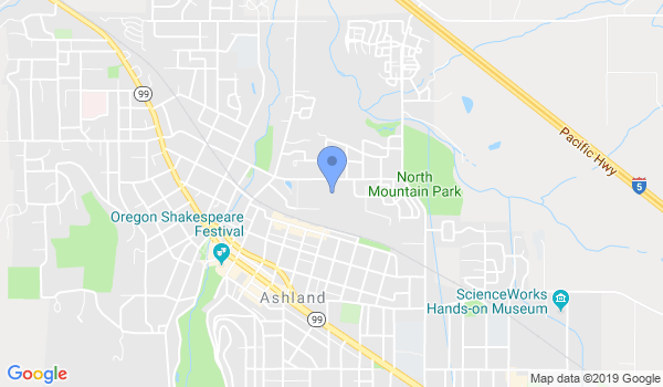 Rogue Valley Martial Arts location Map