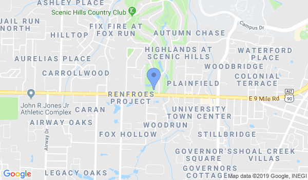 Ron Little Martial Arts location Map
