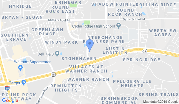 Round Rock Shaolin Kung Fu and Tai Chi location Map
