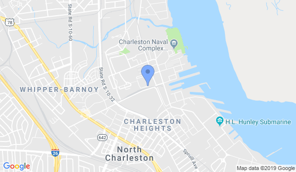 South Carolina Original Karate Dojo Association location Map