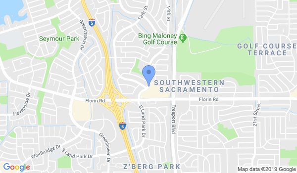 Sacramento Wing Chun-Pak Mei location Map