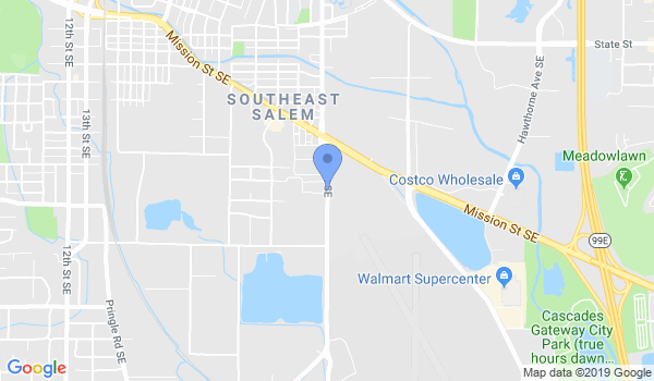 Salem Martial Arts Center location Map