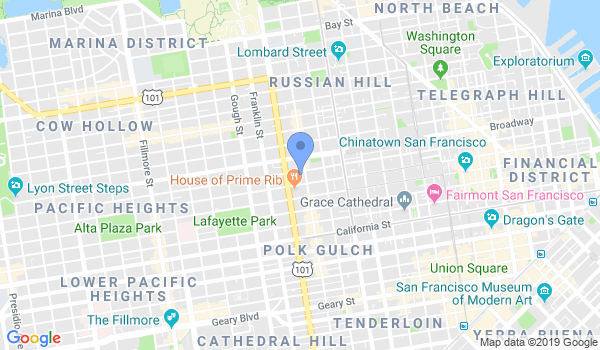 San Francisco Aikikai location Map
