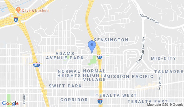 San Diego Aikikai location Map