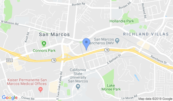 San Diego Brazilian JiuJitsu Academy & Mixed Martial Arts location Map