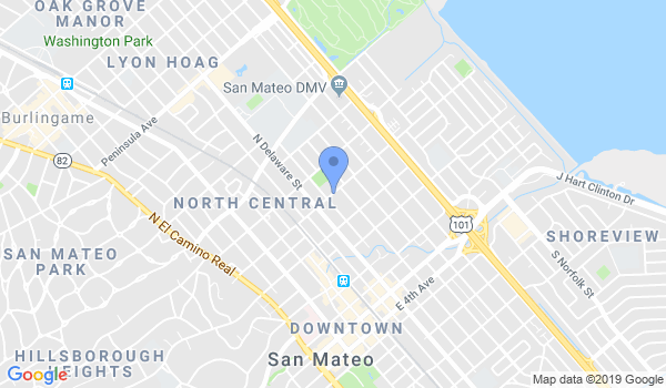 San Mateo Kendo Dojo location Map