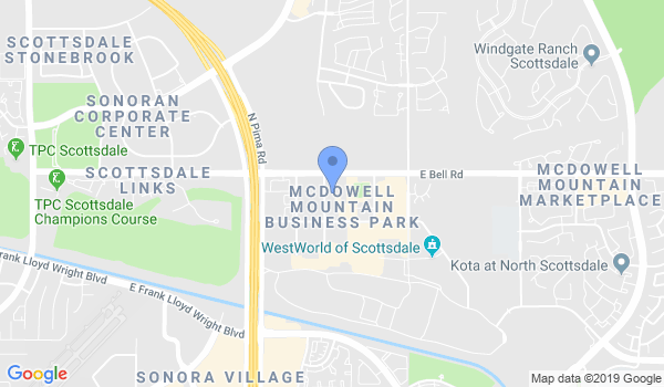 Scottsdale Martial Arts Center location Map