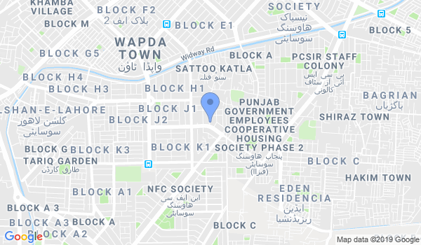 Shito Ryu Karate Club Pakistan location Map