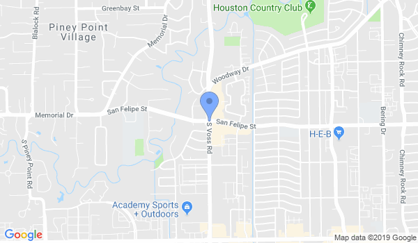 Shobu Aikido of Houston location Map