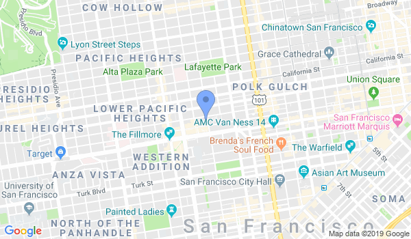 Shorinji Kempo-San Francisco location Map