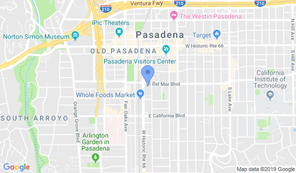 Showdown Training Center - Pasadena location Map