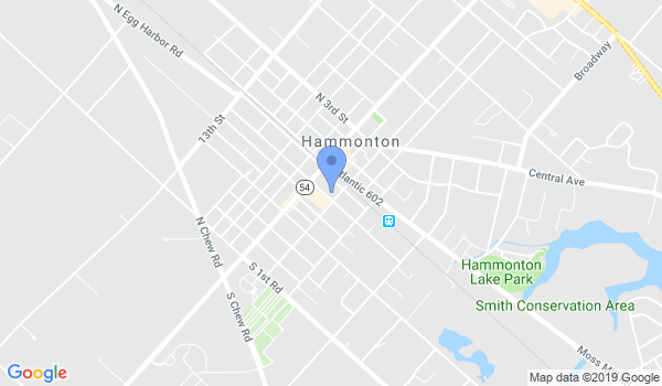 Shudokan School of Karate Hammonton  location Map