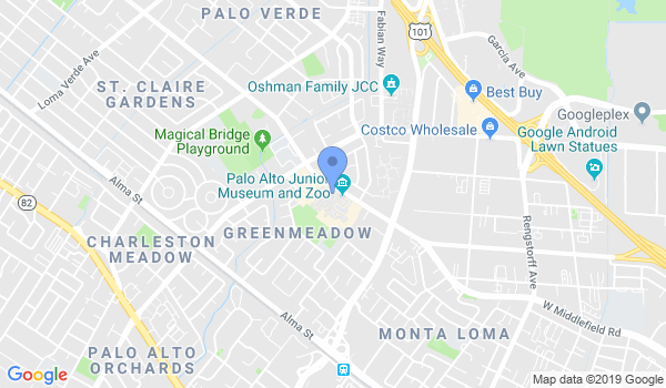 Silicon Valley Karate location Map