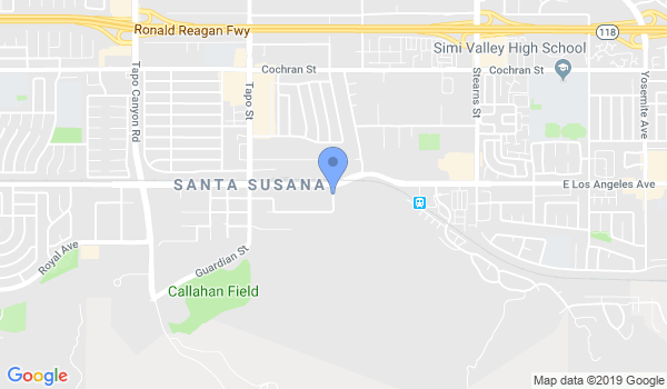 Simi Valley Martial Arts & Fitness location Map